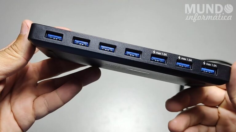 Hub USB 3.0 TP-Link UH700 v4 (7 portas UBS sendo 3 de 1.5A) unboxing e testes rápidos